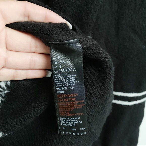 Topshop floral embroidered sweater - Picture 5 of 6